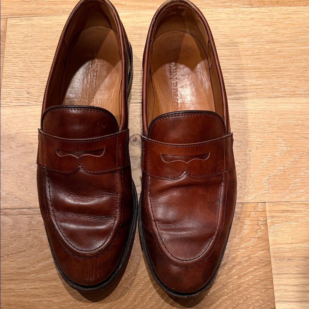 Allen Edmonds Rich‎ Brown Leather Loafers